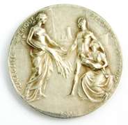 Rare 1914 Belgium Coin, Gratitude to USA