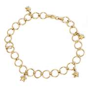 Fun Anklet with Stars