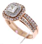 Dazzling Rose Gold 2.25ct Diamond Engagement Ring