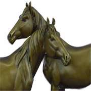 Horses in Love Bronze Sculpture