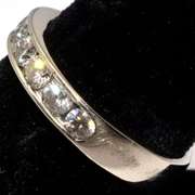 Incredible 14KT White Gold 1.0CTW Diamond Band Ring