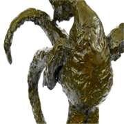 Rooster Farm Bronze Figurine