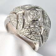 Bold Modern WG Diamond Cluster