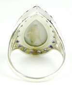 Sterling Druzy & Amethyst Ring, Size 11