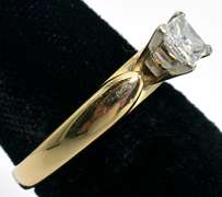 Princess Cut Diamond Ring in 14KT