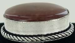 Silver and Natural Stone