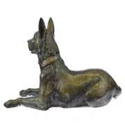 Austria Basenji Terrier Scotty Bronze Sculpture