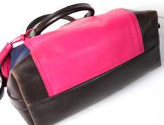 Coach Color Block Legacy Molly Satchel Purse