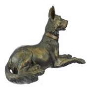 Austria Basenji Terrier Scotty Bronze Sculpture
