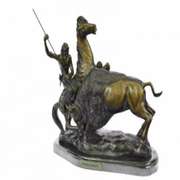 American Buffalo Bronze Statue
