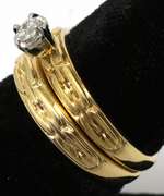 Elegant Wedding Set in 14KT Gold