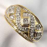 Sparkling Dome of Diamonds Ring