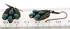 Sterling Silver Native American Turquoise Earrings