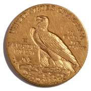 1910 Indian Quarter Eagle US Gold