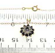 Strong Sapphire & Diamond Necklace