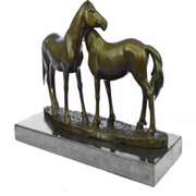 Horses in Love Bronze Sculpture