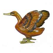 Duck Bronze Figurine
