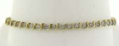 Classic 14kt YG lllusion Set Diamond Bracelet