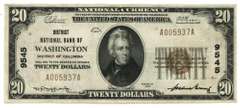 Nicer 1929 Series $20 National of Washington, DC (9545)