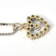 18k Necklace & Diamond Heart