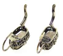 Sterling Silver Smokey Quartz Earrings