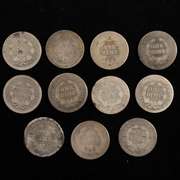 11 Seated Dimes