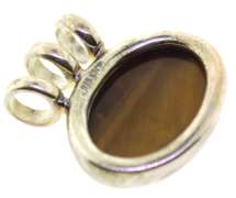 Sterling Silver Tiger Eye Pendant
