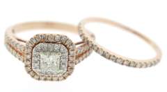 Dazzling Rose Gold 2.25ct Diamond Engagement Ring