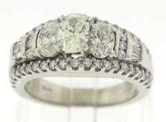 Glowing 2.25cts Diamond Wedding Ring