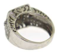 Brilliant Invisible Set RBC Halo Milgrain Ring