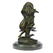 Art Deco by Italian Artist Mavchi Mother Nature Bronze Sculpture