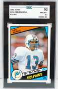 Rare 1984 Dan Marino Graded Rookie Football Card