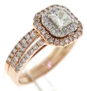 Dazzling Rose Gold 2.25ct Diamond Engagement Ring
