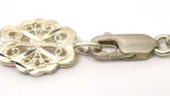 Intricate Link Design Sterling Silver Bracelet