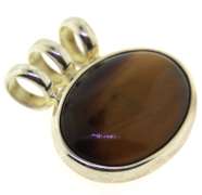 Sterling Silver Tiger Eye Pendant