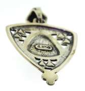 Sterling Silver Natine American Turquoise Pendant