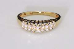 Bright Diamond Cocktail Ring in 14k