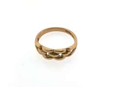 14kt yellow gold link band