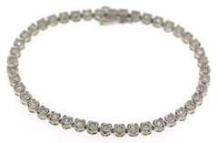 Fantastic Diamond IIIusion Line Bracelet