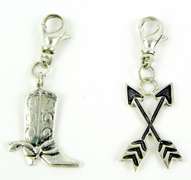 2 Sterling Western Charms or Pendants