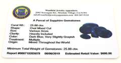 Sparkling 28.55CTW Loose Sapphires