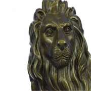 African Lion King of Jungle Edition Bronze Sculpture