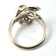 Vintage Diamond Swirl Ring