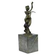 Nude Dancer Bronze Figure