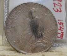 1923 Peace Dollar, circulated