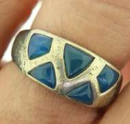 Sterling Silver Chalcedony Ring