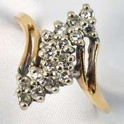 Classic Waterfall Diamond Cluster