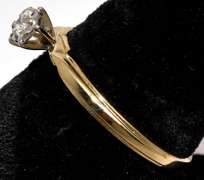 Sweet Diamond Enhanced Engagement Ring, 14KT