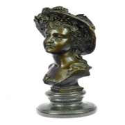Nude Sexy Girl Bronze Figurine