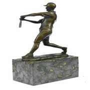 Baseball Player Bronze Sculpture